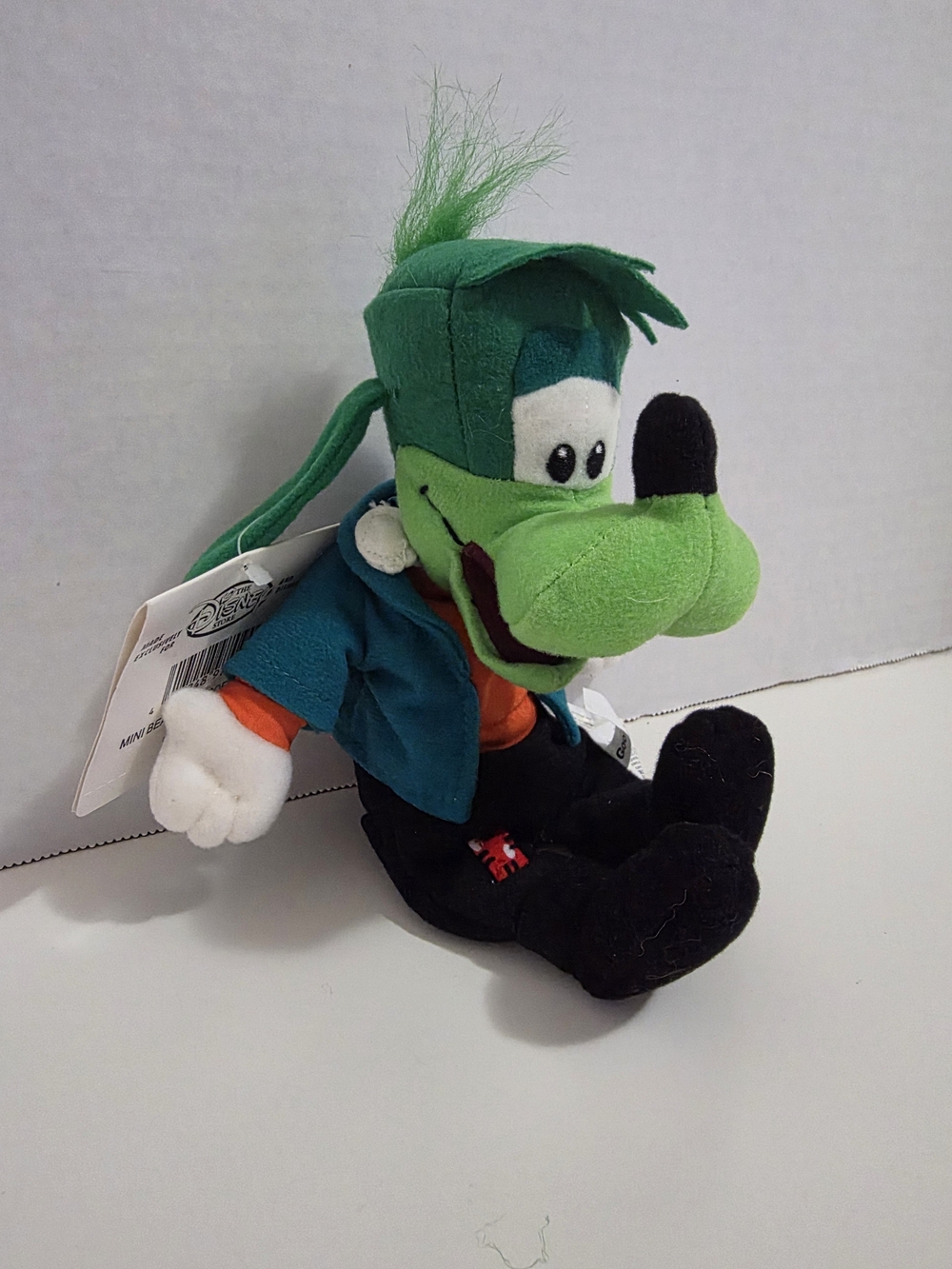Vintage NEW Disney Store Goofenstein Goofy 8” Bean Bag Halloween Plush